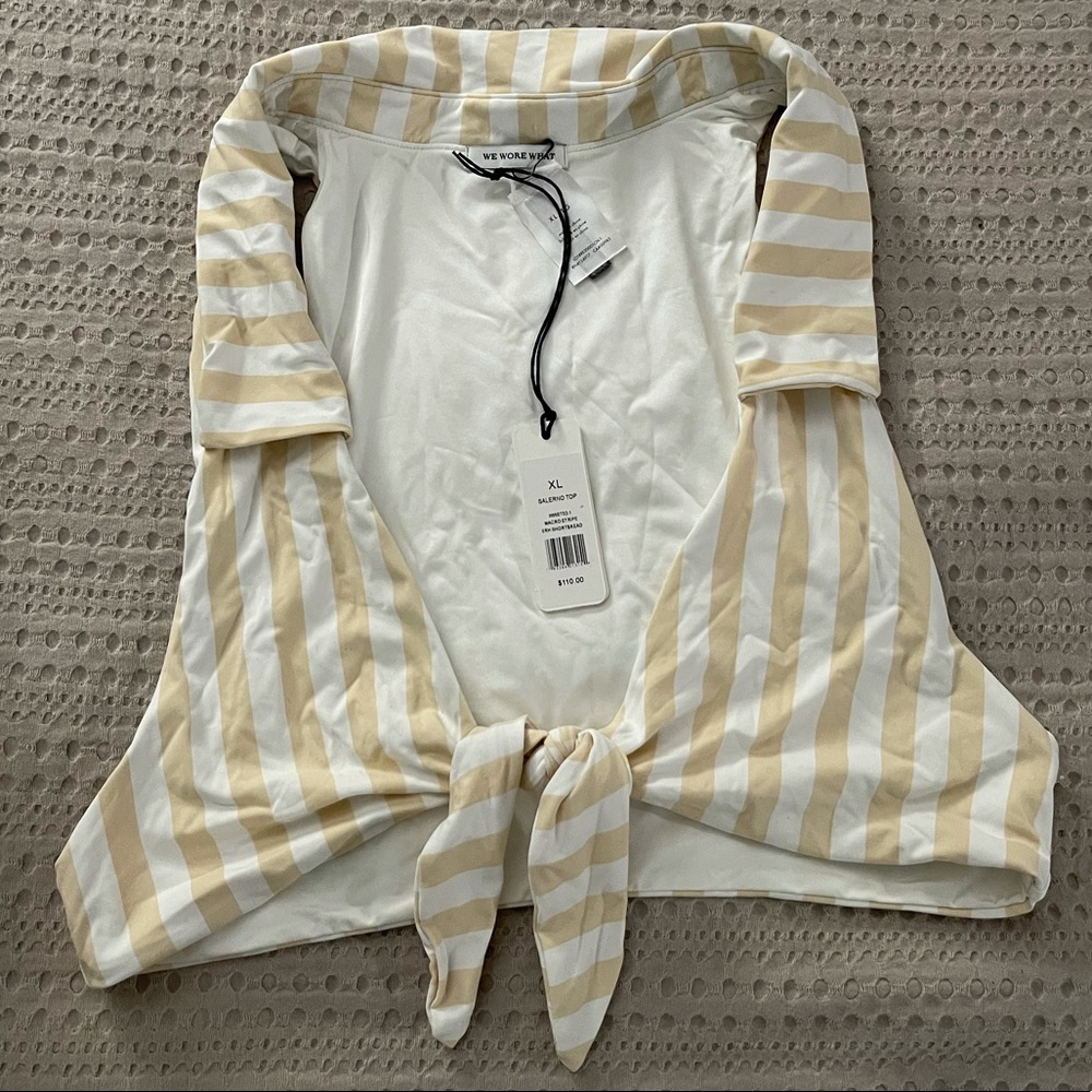 We wore what swim top